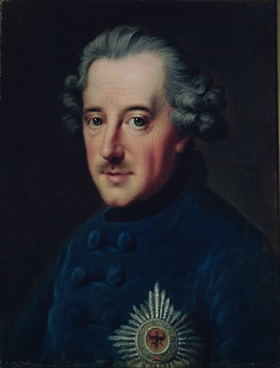 Frederick II the Great (1712-86) by Johann Georg Ziesenis